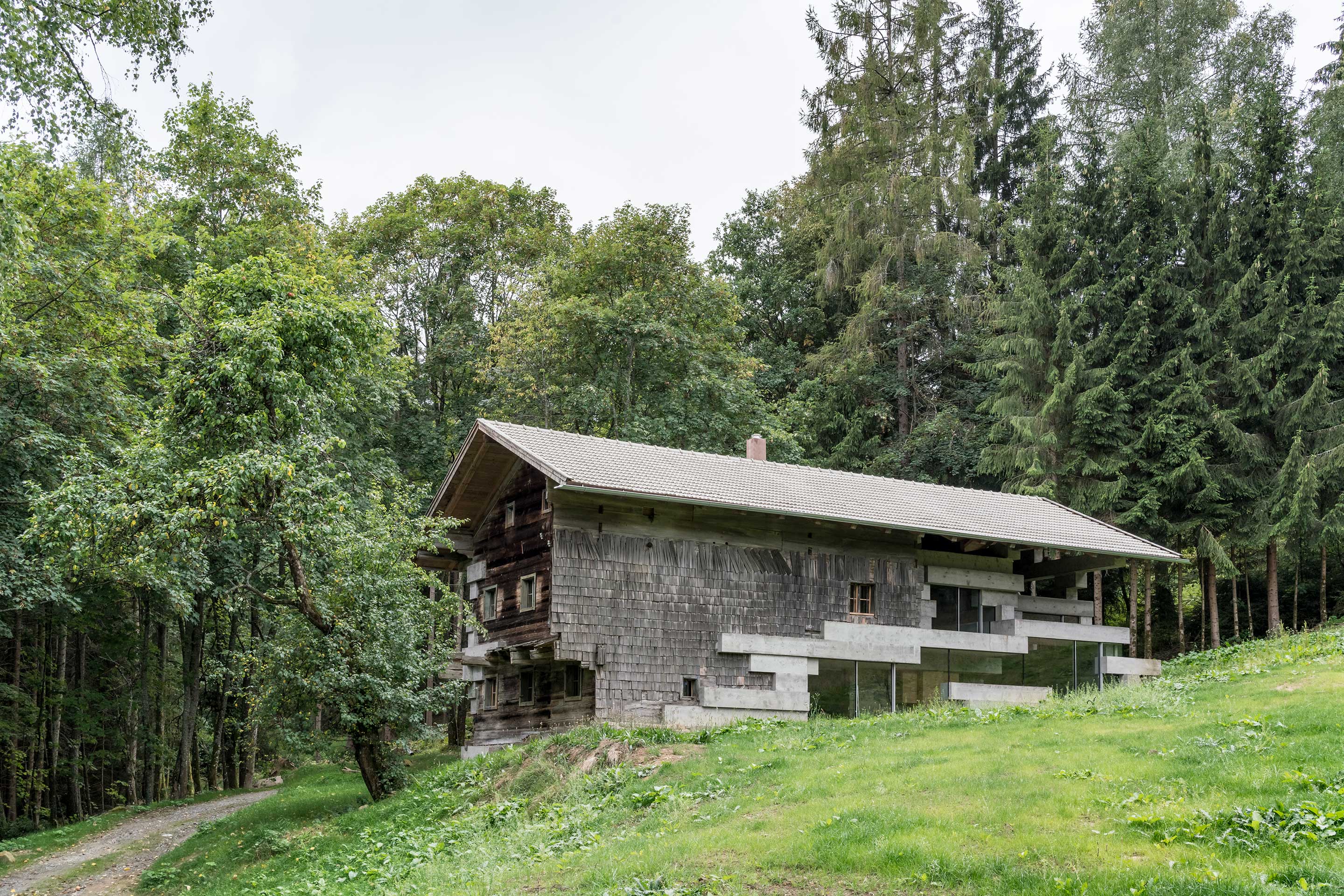 Blick vom Weg zum Denkerhaus Schedlberg