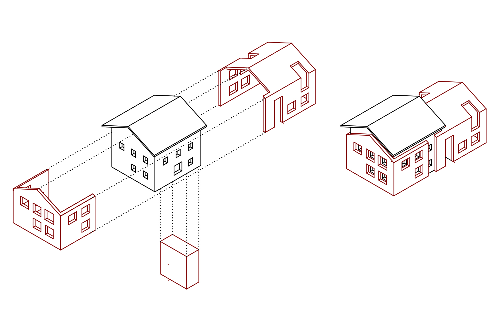Baukonzept des Bürgerhauses in Blaibach